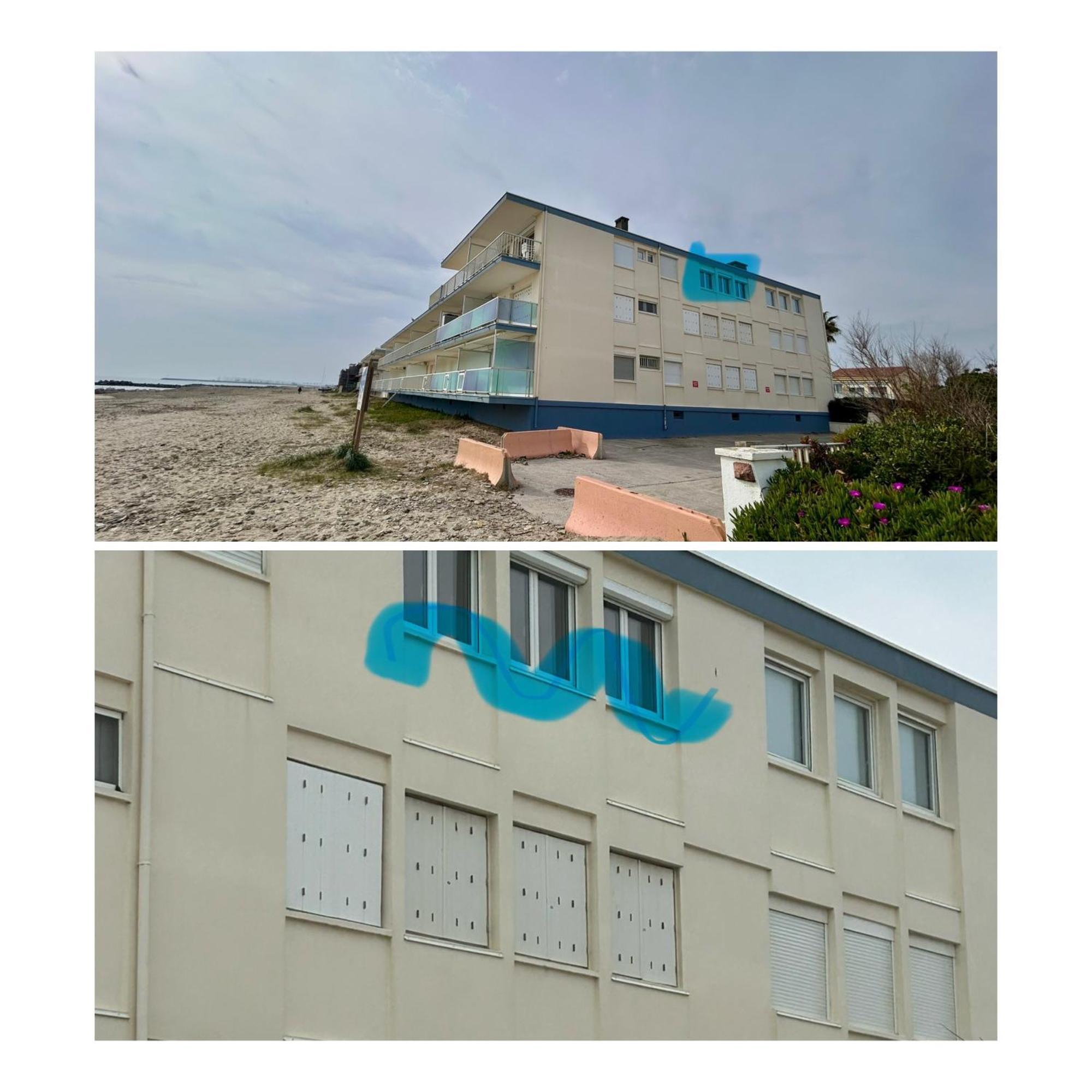 Estudio 1Ere Ligne Vue Mer ,Place De Parking Privee Acces A La Plage De La Residence 3Eme Etage Palavas-les-Flots Exteriér fotografie