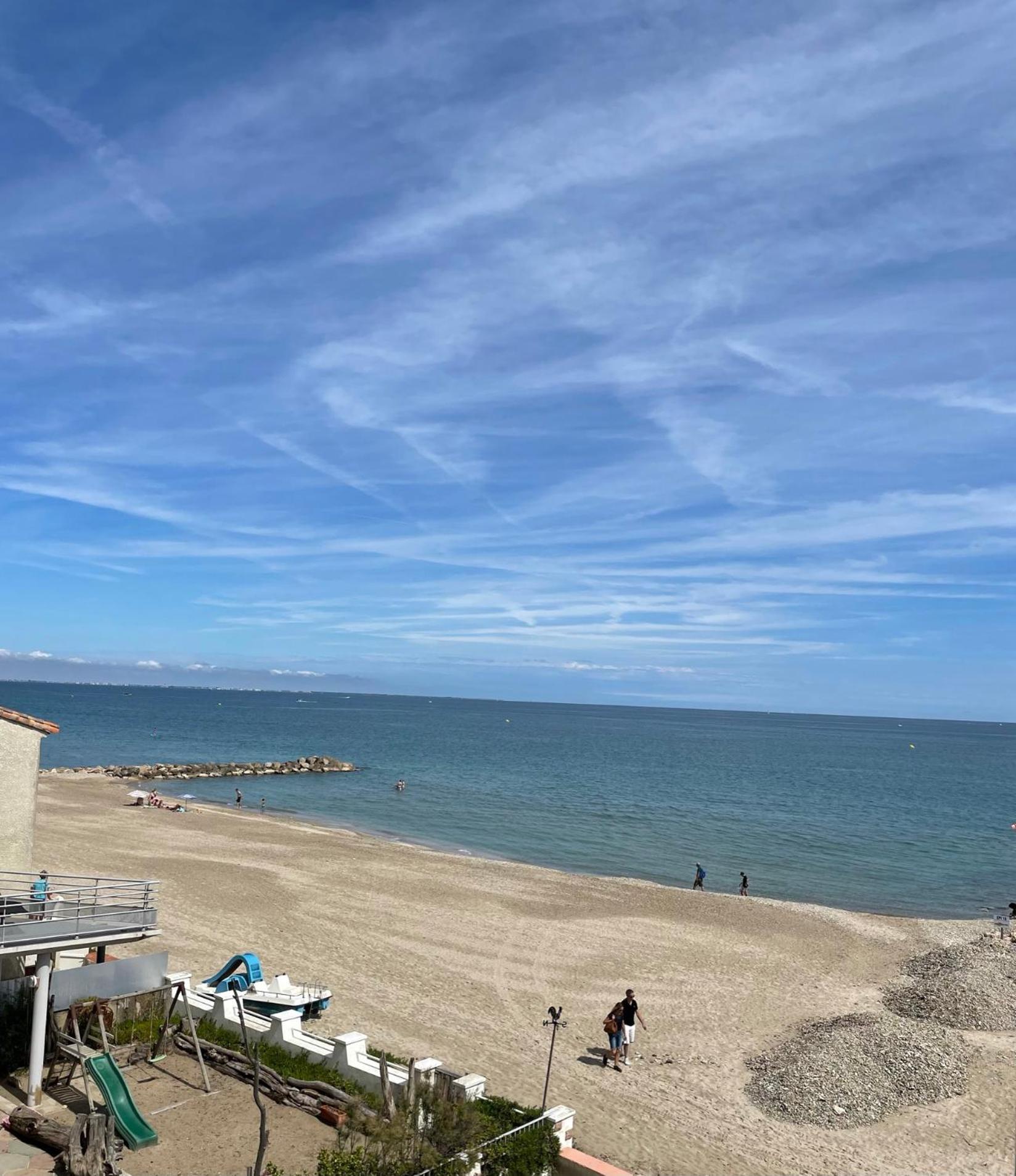 Estudio 1Ere Ligne Vue Mer ,Place De Parking Privee Acces A La Plage De La Residence 3Eme Etage Palavas-les-Flots Exteriér fotografie